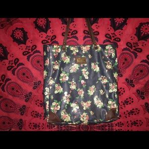 Billabong Faux Leather Tote Bag