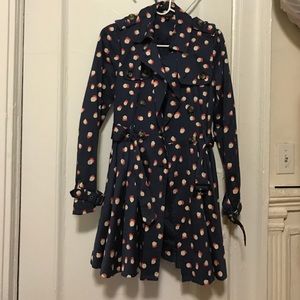 Topshop trench coat size 2