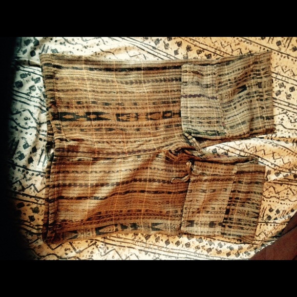 Unisex handmade Mayan pants