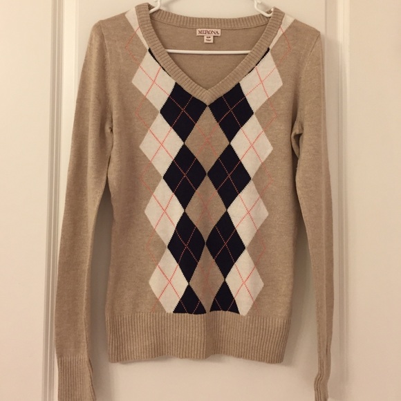 Merona Argyle Sweater