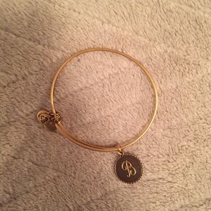 NWOT Alex & Ani 'B' Charm Bracelet