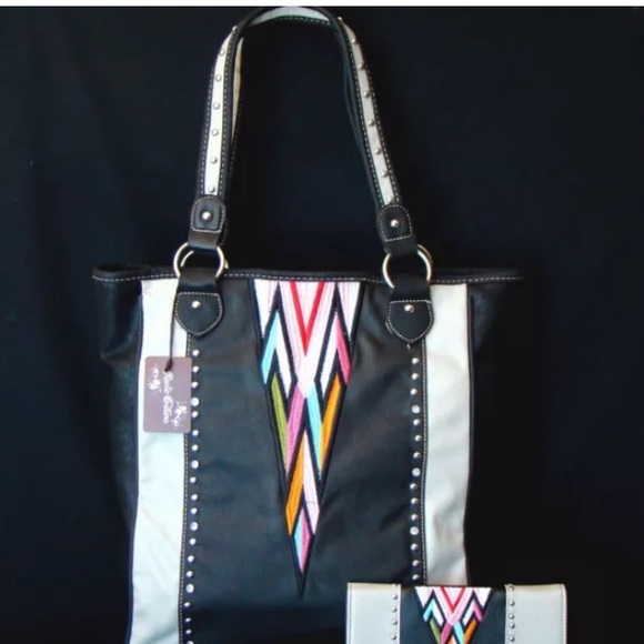 Montana West rustic couture purse & wallet