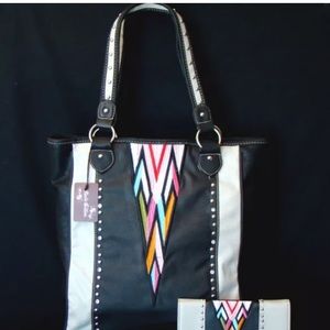 Montana West rustic couture purse & wallet