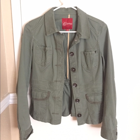 guess army jacket