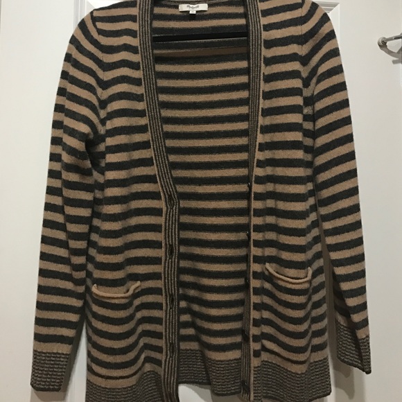 Madewell Striped Cardigan