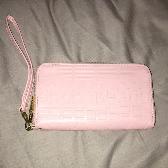 Light pink wristlet/wallet