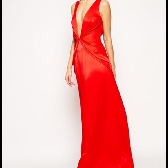 ASOS Dresses & Skirts - Asos premium red carpet line dress NWT size 4
