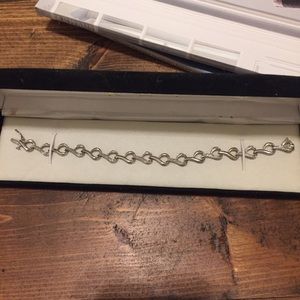 Kay Diamond Bracelet 1/20 ct Round Cut Ster. Sil