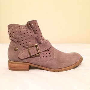 Suede Booties