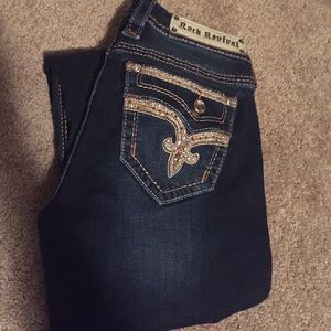 ROCK REVIVAL JEANS WORN ONCE