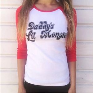 Harley Quinn daddy's lil monster tshirt
