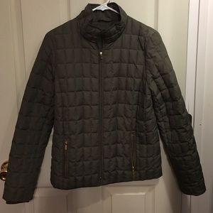 J. Crew Olive quilted jacket