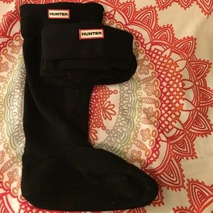 Hunter Tall Garter Stitch Cuff Boot Socks