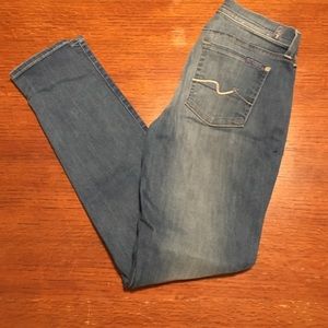 7 for all mankind skinny jeans - size 29