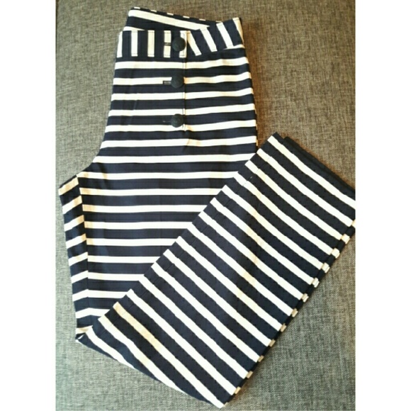 Women's Striped Sailor Express Pants Sz 10R