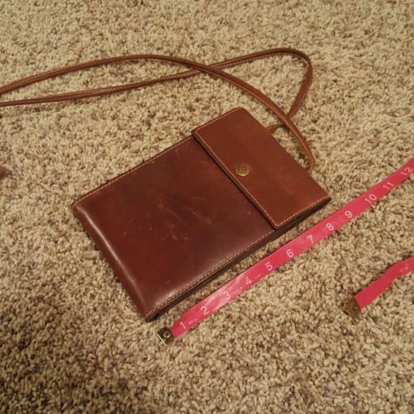 Eddie bauer brown cross body purse