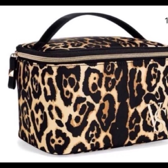 Victoria S Secret Bags New Victorias Secret Leopard Cosmetic Train