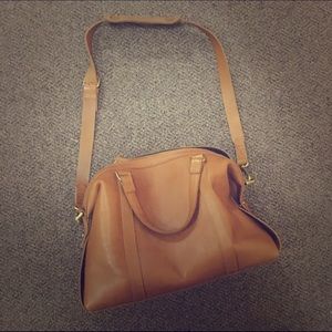 Madewell the Kensington satchel leather brown