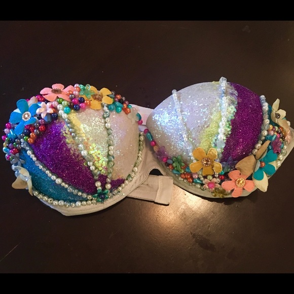 Halloween mermaid bra