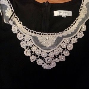 ASOS Velvet Drop Waist Embroidered Dress 💃🏼