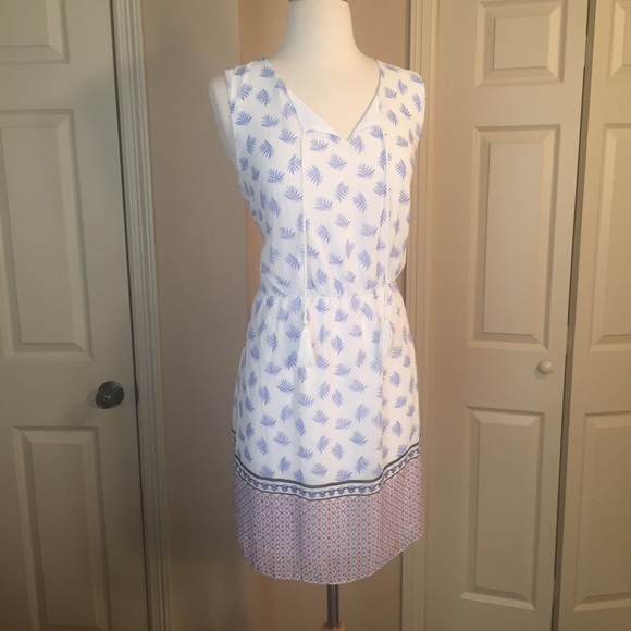 NWT PinkRose Palm Leaf Dress - Picture 3 of 4