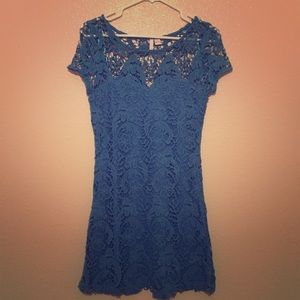 LC Lauren Conrad blue dress
