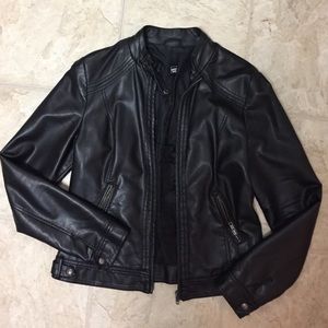 Black Pleather Jacket