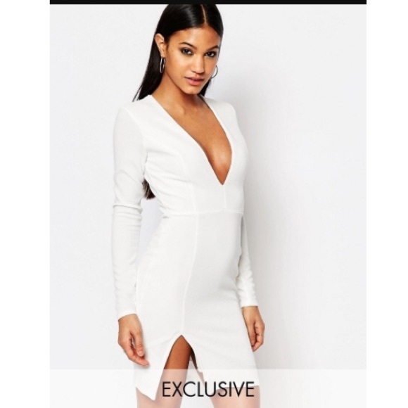 ASOS Club L plunge dress