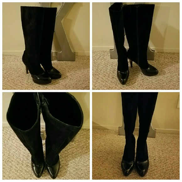 Hot Nine west leather and suede boot!!!