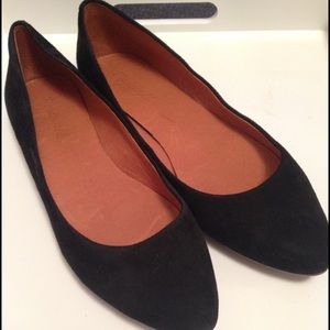 Madewell Black Pointed toe Flats