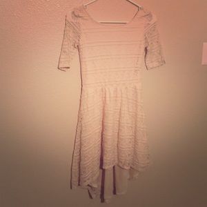 Cream colored lace dress