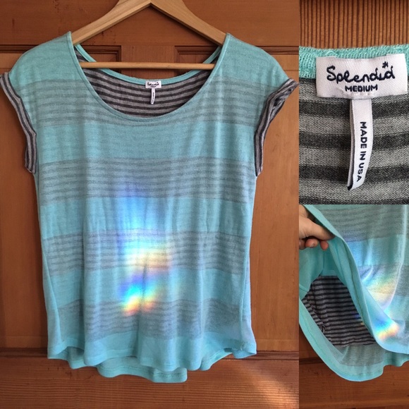 Splendid Rolled Tee - Picture 1 of 4