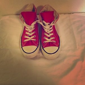 Red High Top Convers