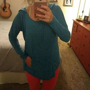 Old navy active wear lightweight tunic hoodie
