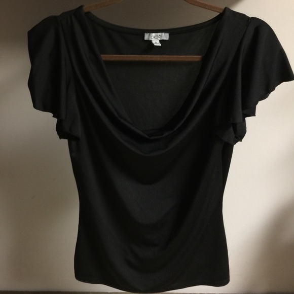 Stretchy cowl neck top, like new condition.