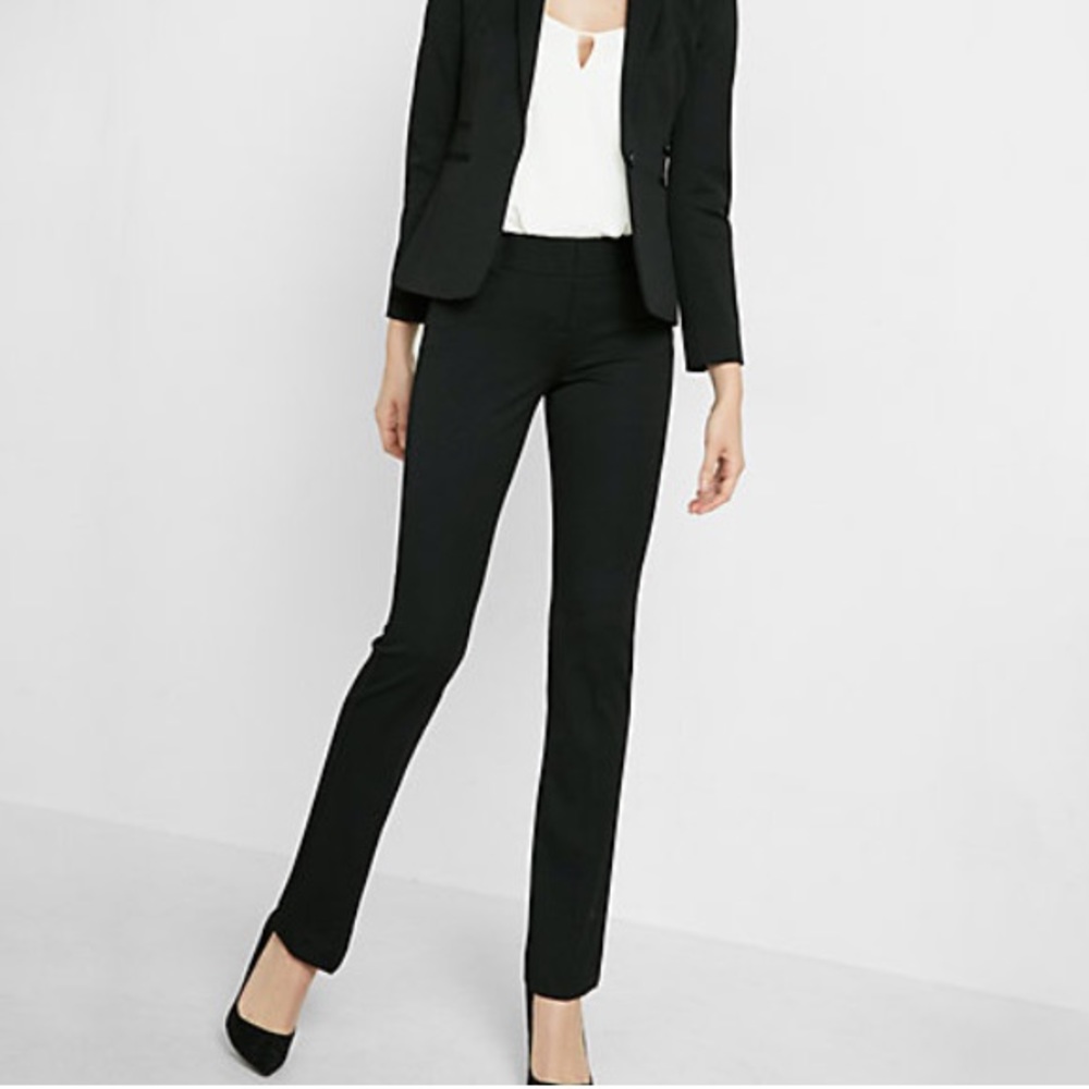SALE! Express black Trouser Pants boot cut leg
