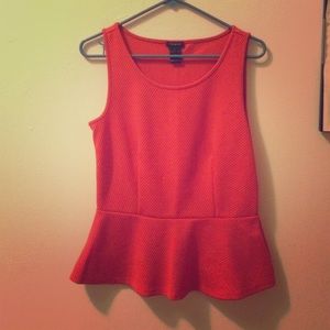 Sleeveless Peplum Top