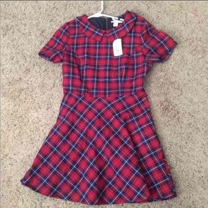 plaid dress