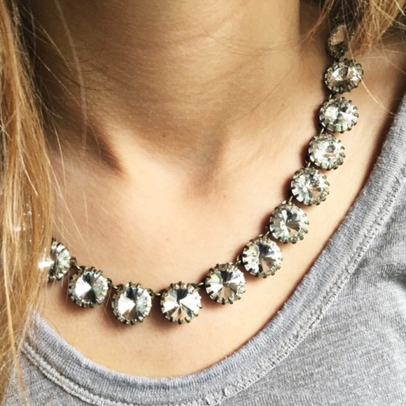 J. Crew Jewelry - ✨ J. Crew Crystal Venus Flytrap Necklace