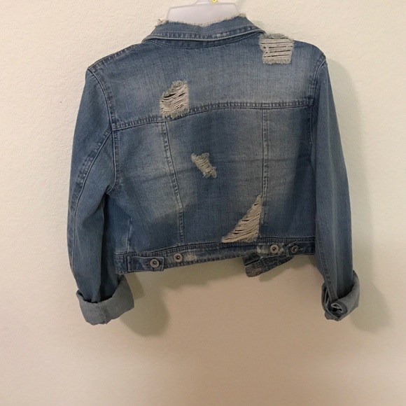 Distressed Denim Jacket - Picture 2 of 2