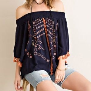 Off or On the shoulder top Off or On the shoulder top