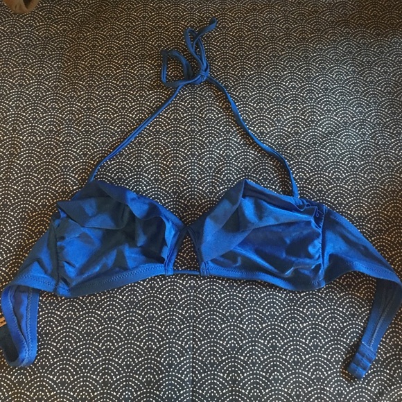 Royal blue bandeau top