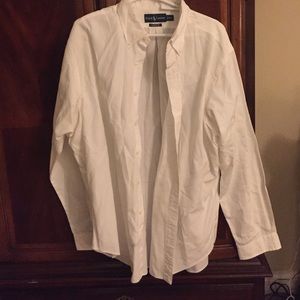 White xxl Ralph Lauren dress shirt