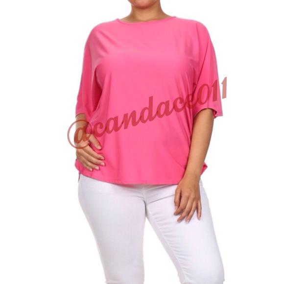 Cape Sleeve Top (Pink)
