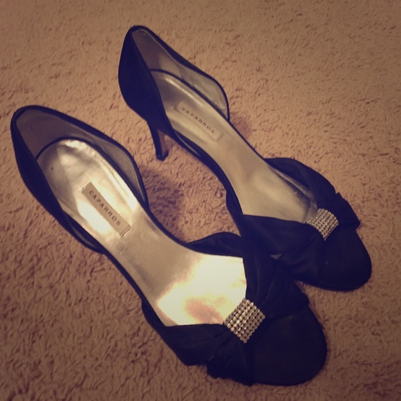 Caparros Black Dress Sandals