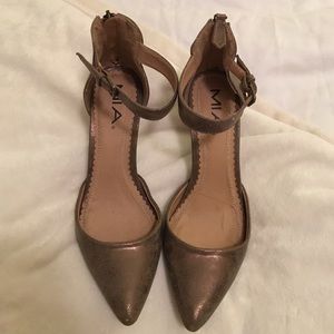 Mia bronze heels