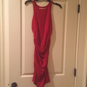 Susana Monaco red jersey knit dress