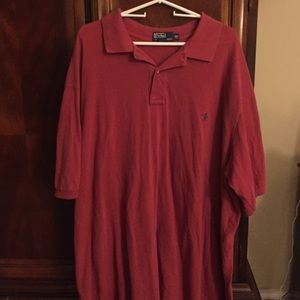 Red Polo Ralph Lauren 3xlt polo shirt