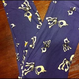 Lularoe Halloween purple skeleton unicorns