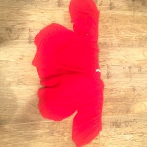 Pitaya red off the shoulder crop top